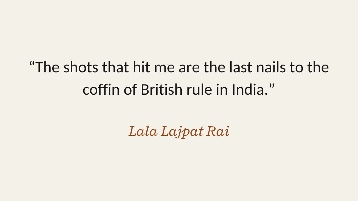 lala lajpat rai quotes